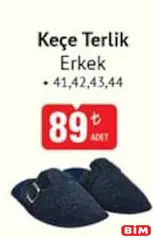 KEÇE TERLİK ERKEK fiyat ve kampanya bilgisi